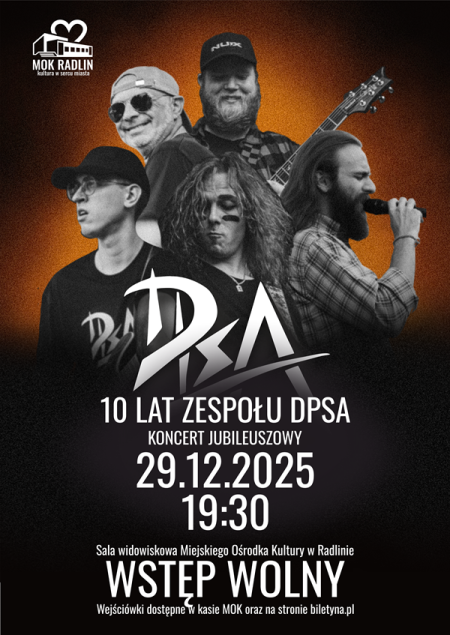 Zespół DPSA - 10 lat zespołu - Koncert Jubileuszowy